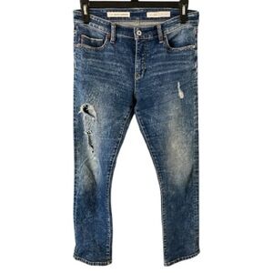 EUC Pilcro & the Letter Press Jeans, Distressed, Slim straight, Sz 29, Denim​